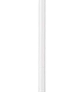 Dustpan Broom Set with Adjustable Long Handle, Easy to Assemble, Blue and White