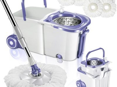 Spin Mop Bucket System with Wringer Set