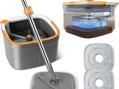 Spin Mop and Bucket Set