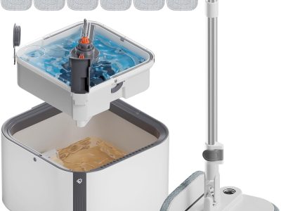 Upgraded Spin Mop and Bucket Set