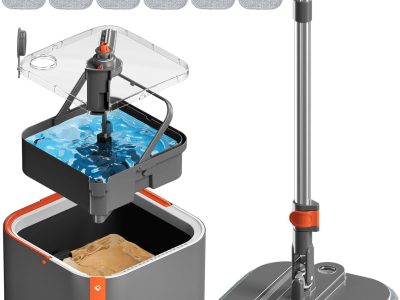 Upgraded Spin Mop and Bucket Set